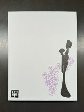Load image into Gallery viewer, Lavender Geisha Small Notepad
